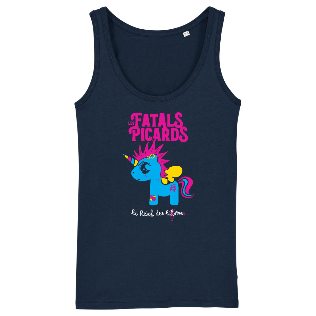 Débardeur Licorne Humour - Je Prends La Vie Côté Paillettes !